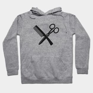 Comb and scissors Hoodie